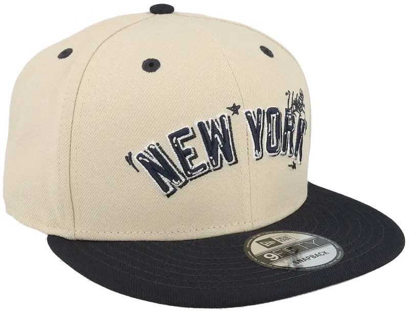 New Era New York Yankees Team Art Khaki/Black Snapback online