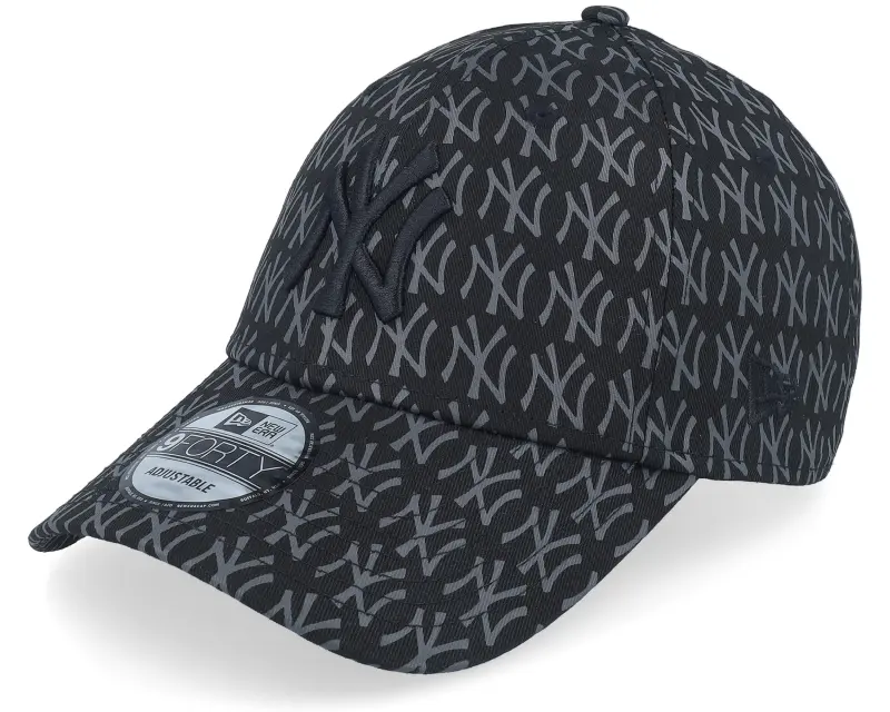 New Era New York Yankees Team Monogram 9FORTY Black Adjustable online