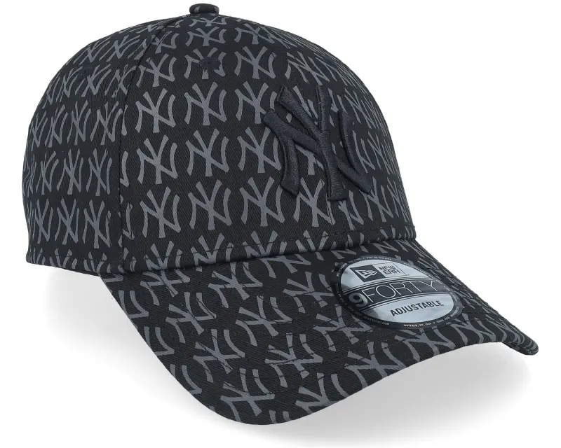 New Era New York Yankees Team Monogram 9FORTY Black Adjustable online