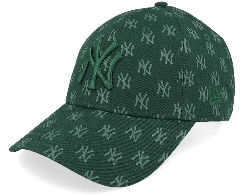 New Era New York Yankees Team Monogram 9FORTY Dark Green Adjustable online