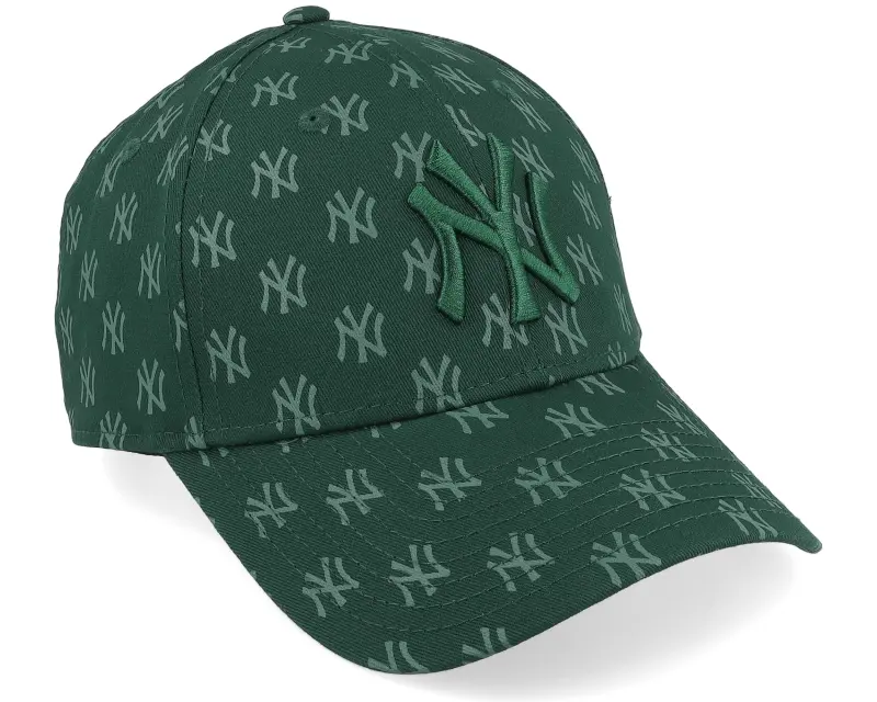 New Era New York Yankees Team Monogram 9FORTY Dark Green Adjustable online