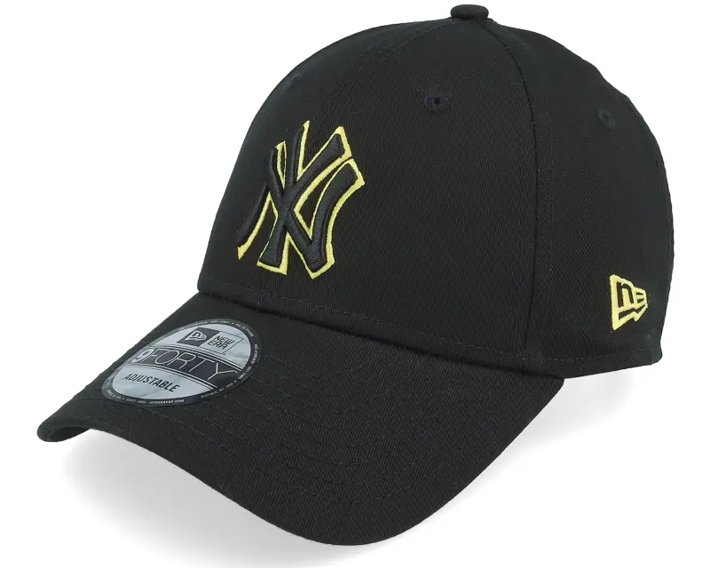 New Era New York Yankees Team Outline 9FORTY Black Adjustable online