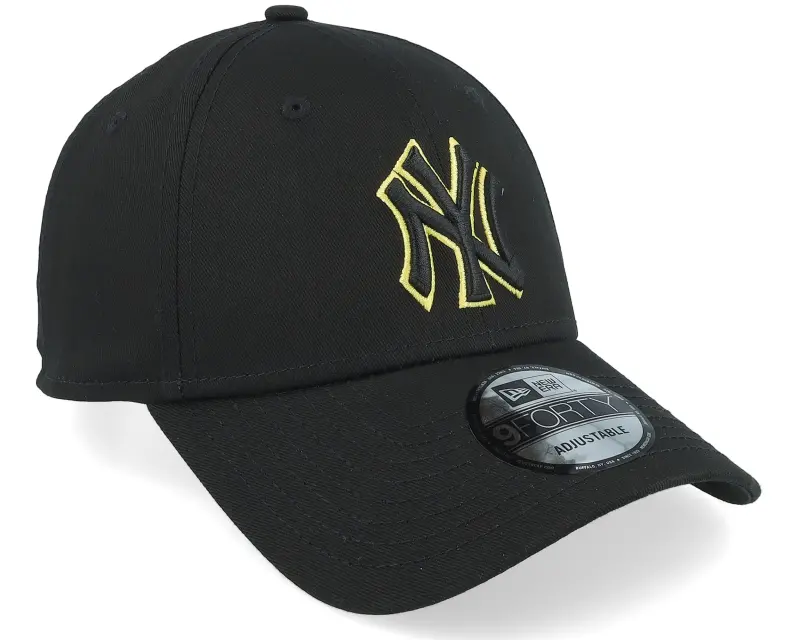 New Era New York Yankees Team Outline 9FORTY Black Adjustable online