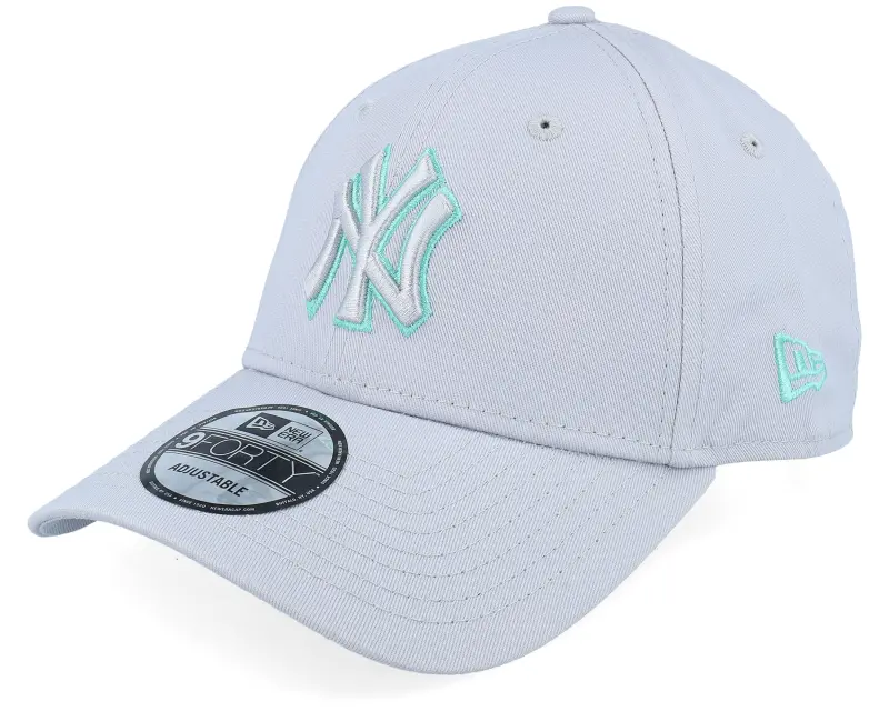 New Era New York Yankees Team Outline 9FORTY Grey Adjustable online