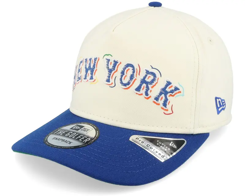 New Era New York Yankees Team Scribble Chrome/Royal A-frame Adjustable online