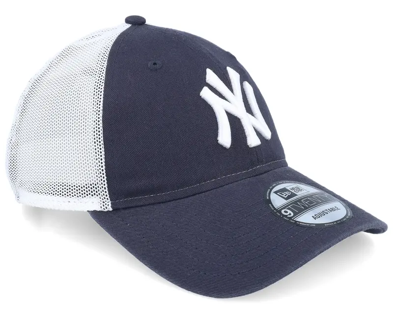 New Era New York Yankees Washed 9TWENTY Navy/White Trucker online