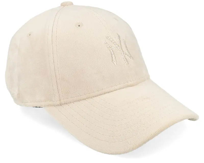 New Era New York Yankees Womans Diamante Velour 9FORTY Stone Adjustable online