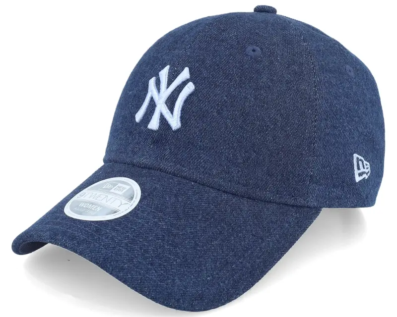 New Era New York Yankees Womens Denim 9TWENTY Navy/Pale Blue Dad Cap online
