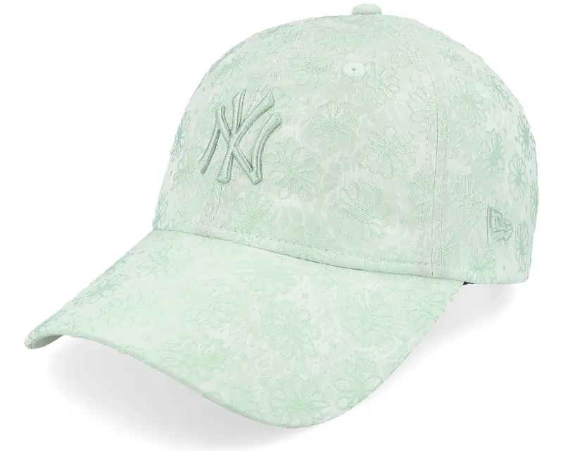 New Era New York Yankees Womens Floral 9TWENTY Peppermint Green Dad Cap online