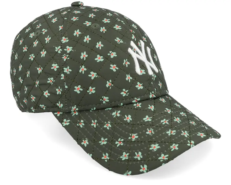 New Era New York Yankees Womens Floral Quilt 9TWENTY Olive Dad Cap online
