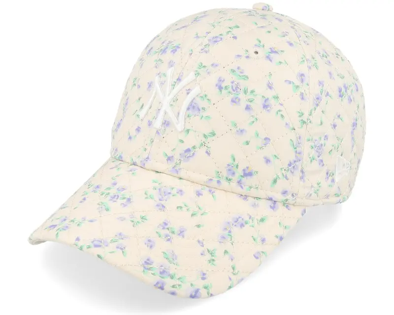 New Era New York Yankees Womens Floral Quilt 9TWENTY Stone/White Dad Cap online