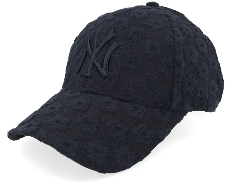 New Era New York Yankees Womens Floral Towelling 9FORTY Black Adjustable online