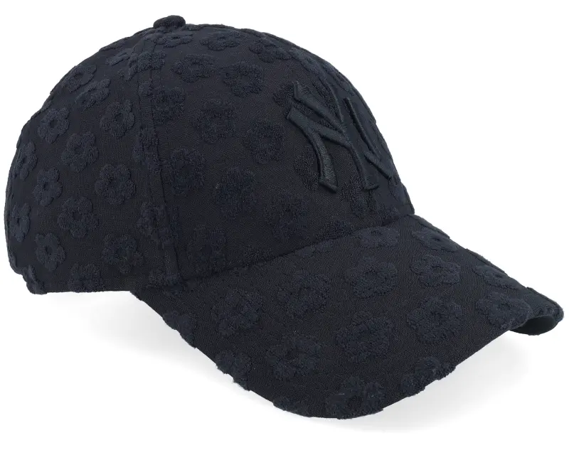 New Era New York Yankees Womens Floral Towelling 9FORTY Black Adjustable online