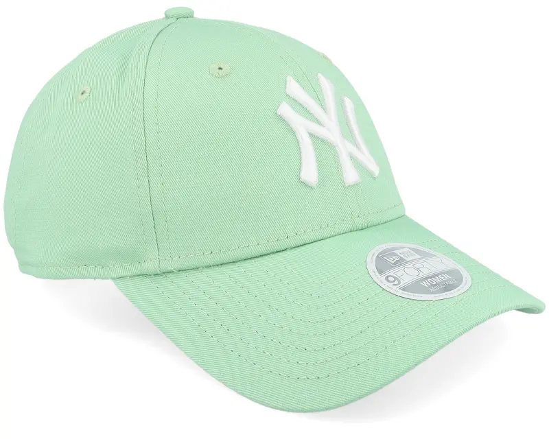 New Era New York Yankees Womens League Essential 9FORTY Aqua/White Adjustable online