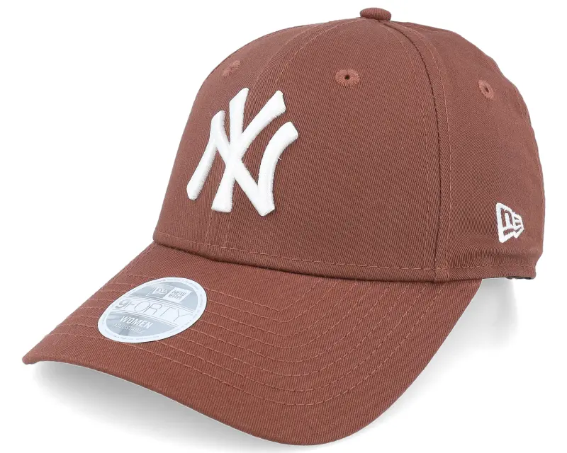New Era New York Yankees Womens League Essential 9FORTY Brown/White Adjustable online