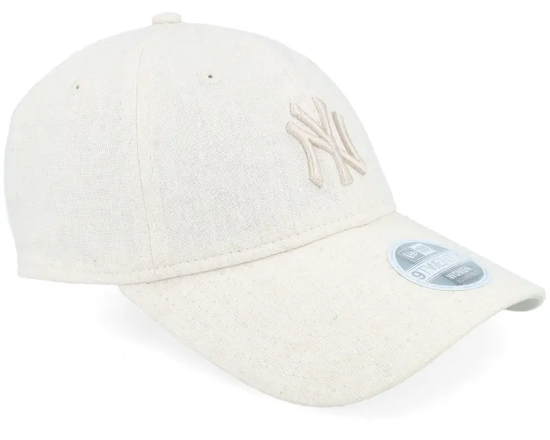 New Era New York Yankees Womens Linen 9TWENTY Stone Dad Cap online