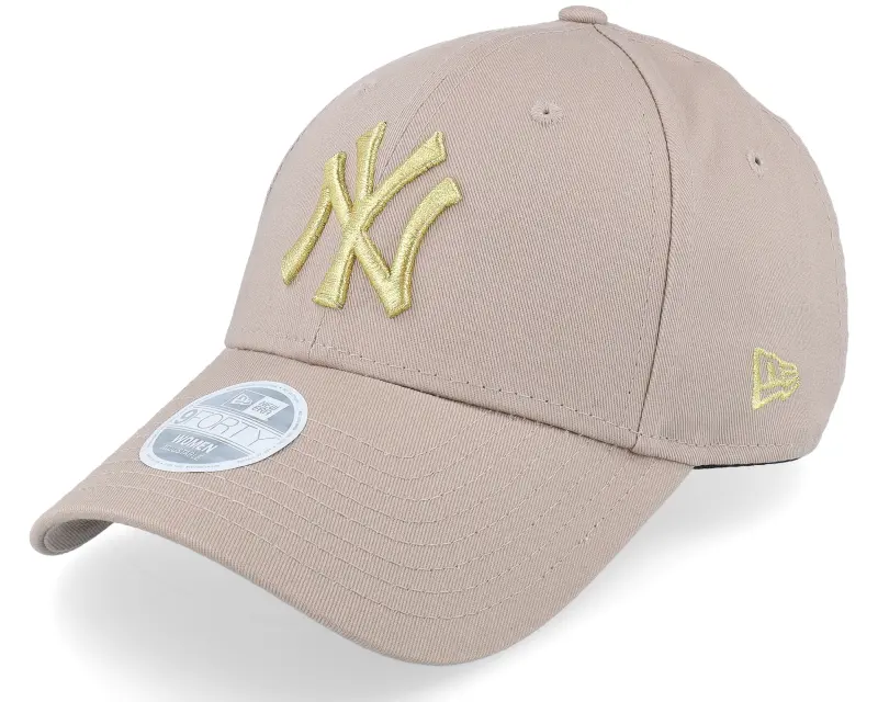 New Era New York Yankees Womens Metallic Logo 9FORTY Ash Brown Adjustable online