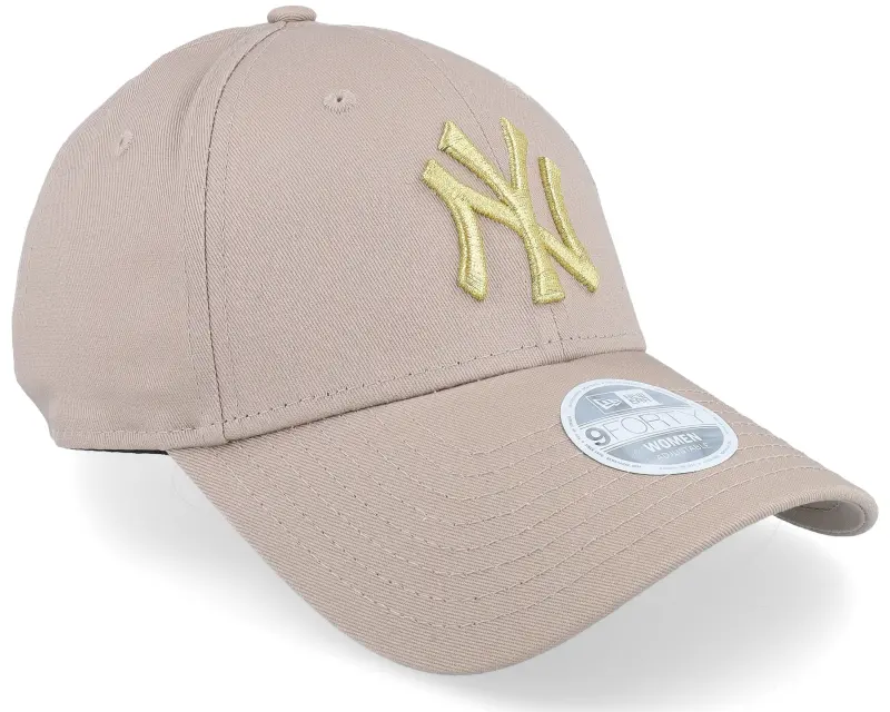 New Era New York Yankees Womens Metallic Logo 9FORTY Ash Brown Adjustable online