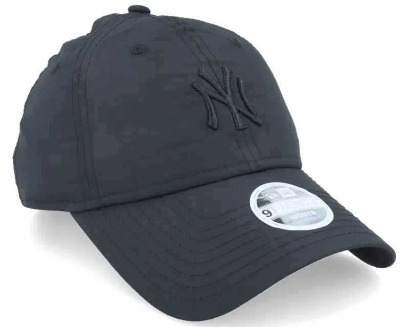 New Era New York Yankees Womens Nylon 9TWENTY Black Dad Cap online