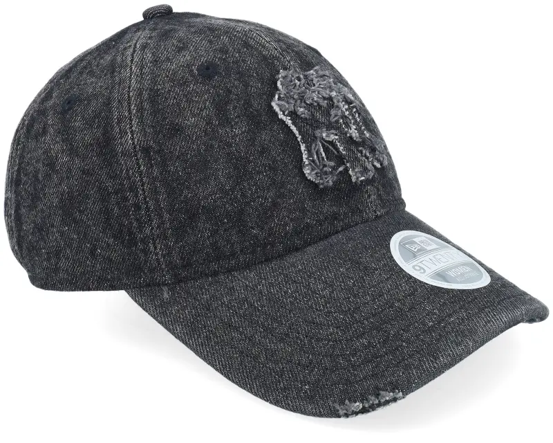 New Era New York Yankees Womens Stone Denim 9TWENTY Black Dad Cap online