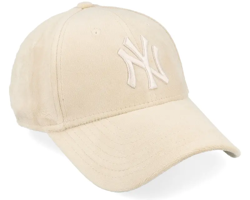 New Era New York Yankees Womens Velour 9FORTY Beige Adjustable online