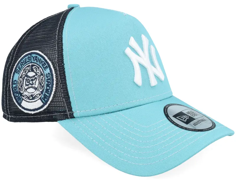 New Era New York Yankees World Series Blue/Black A-Frame Trucker online