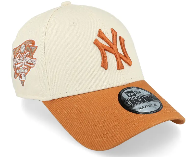 New Era New York Yankees World Series Patch 9FORTY Stone/Rust Adjustable online