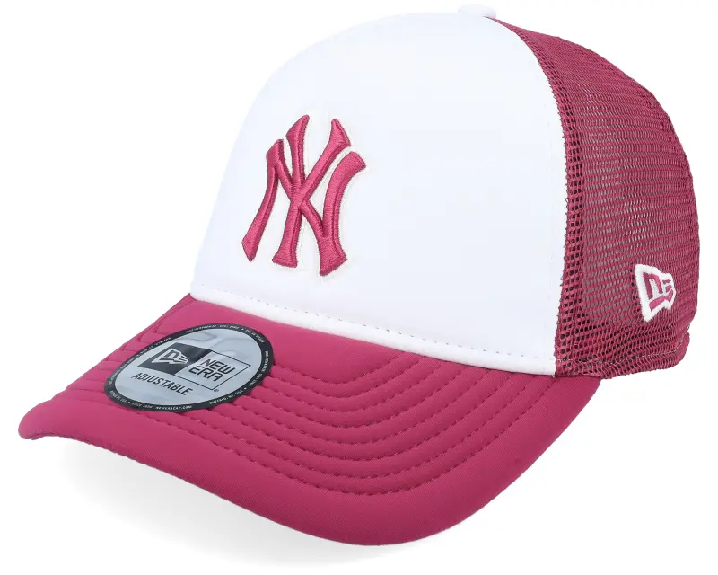 New Era New York Yankees World Series White/Cherry A-frame Trucker online
