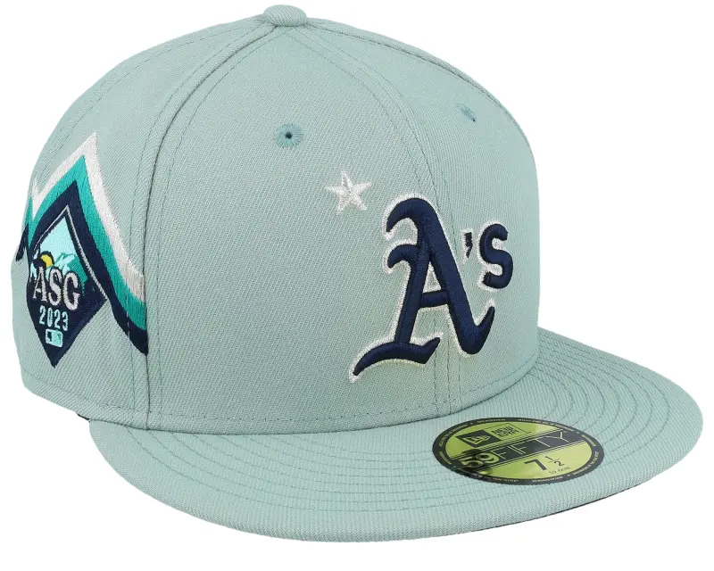 New Era Oakland Athletics 59FIFTY MLB ASG 23 Workout & Game Mint Fitted online