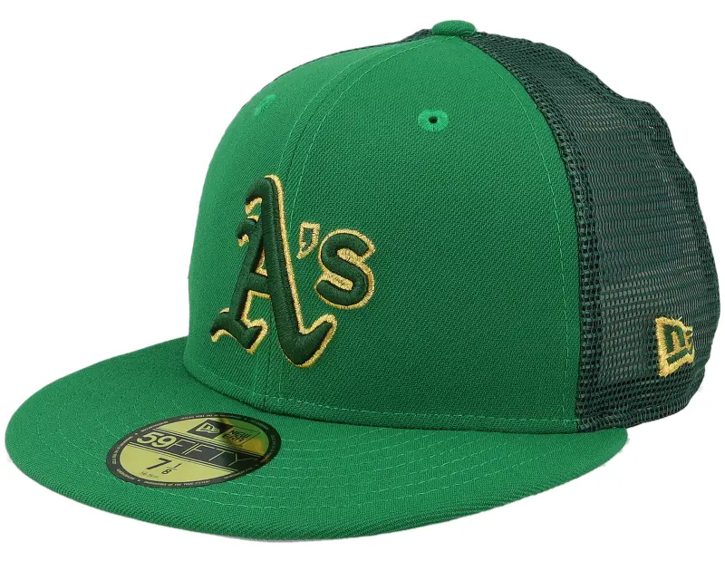 New Era Oakland Athletics 59FIFTY MLB St Patricks Day 23 Green Mesh Fitted online