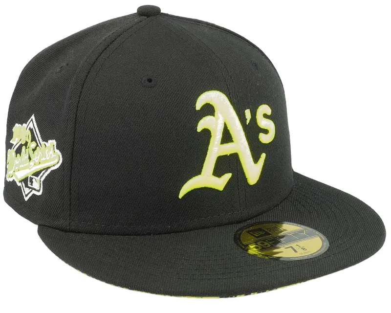 New Era Oakland Athletics 59FIFTY Summerpop Black/Neon Fitted online
