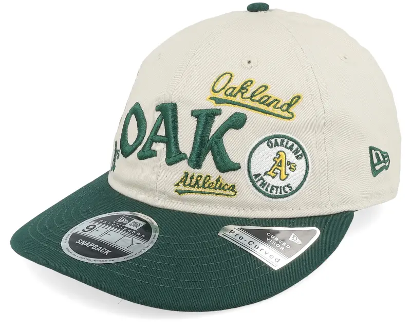 New Era Oakland Athletics 9FIFTY Scatter Stone/Green Dad Cap online