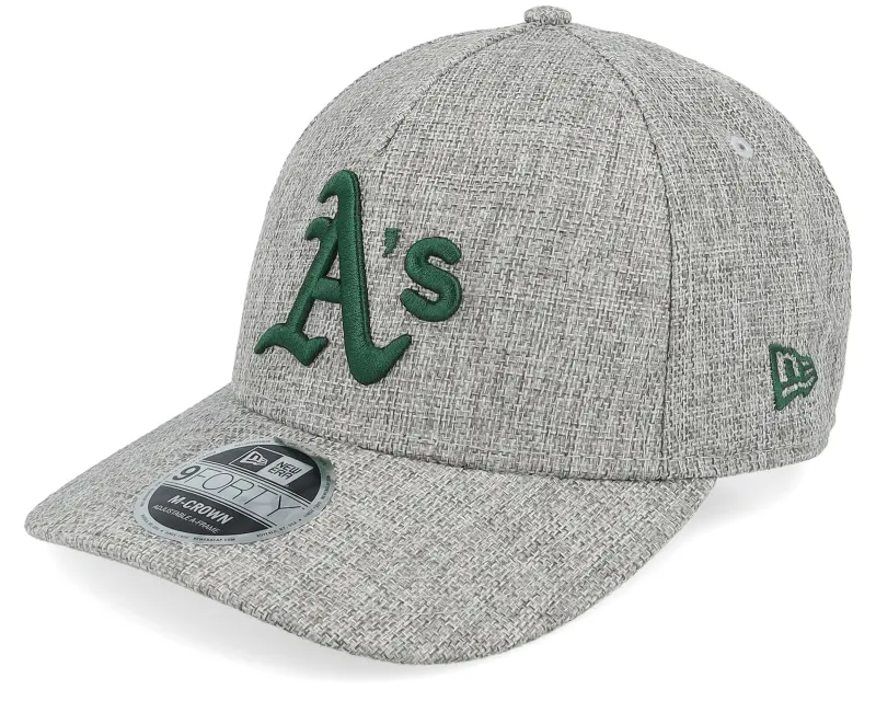 New Era Oakland Athletics 9FORTY M-Crown Cotton Weave Gray A-Frame Adjustable online