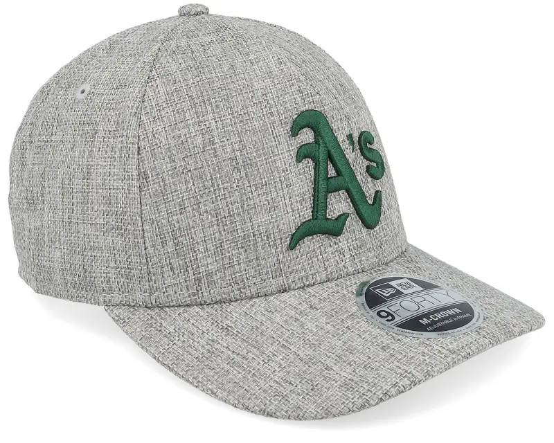 New Era Oakland Athletics 9FORTY M-Crown Cotton Weave Gray A-Frame Adjustable online