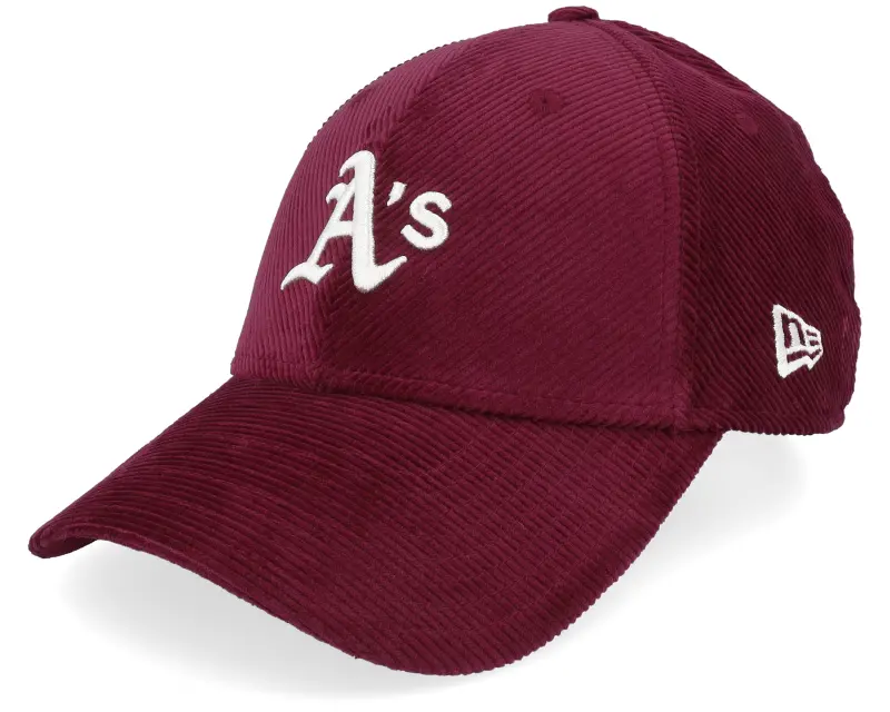 New Era Oakland Athletics Corduroy 9FORTY Cherry Jam/White Adjustable online