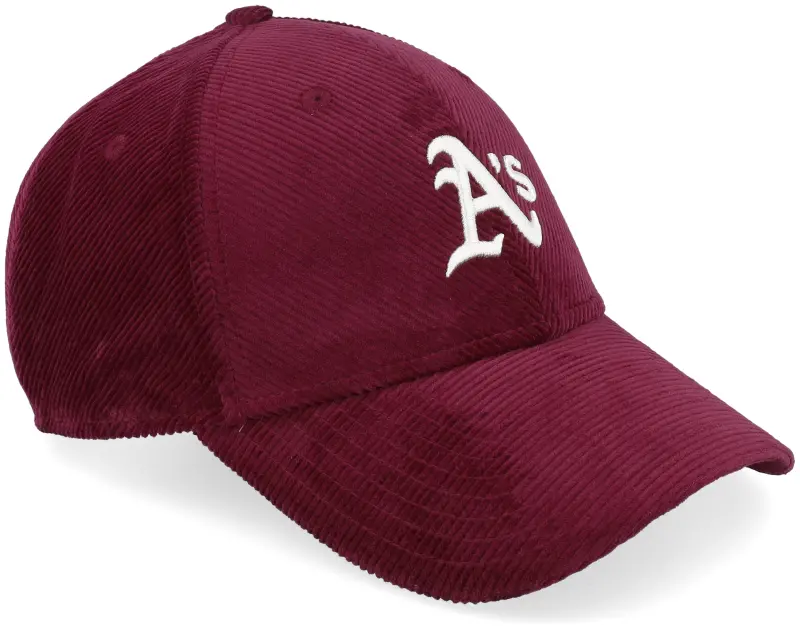 New Era Oakland Athletics Corduroy 9FORTY Cherry Jam/White Adjustable online