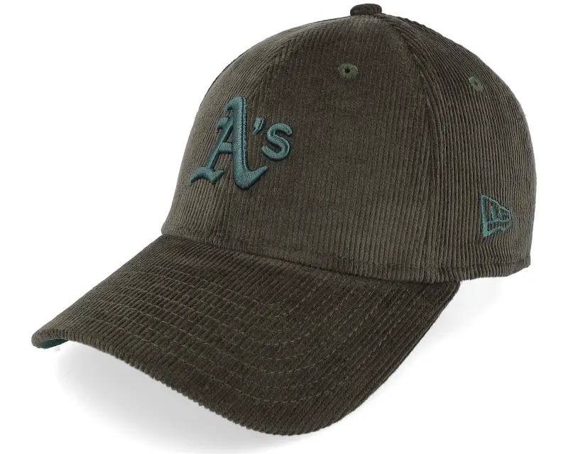 New Era Oakland Athletics Corduroy 9FORTY Dark Green Adjustable online