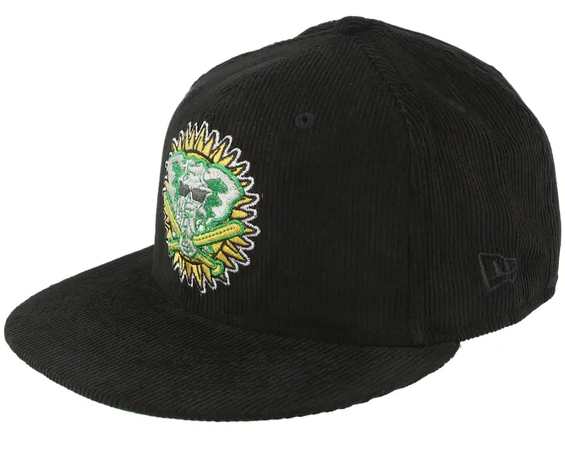 New Era Oakland Athletics Corduroy Flush 59FIFTY 50th Black Fitted online