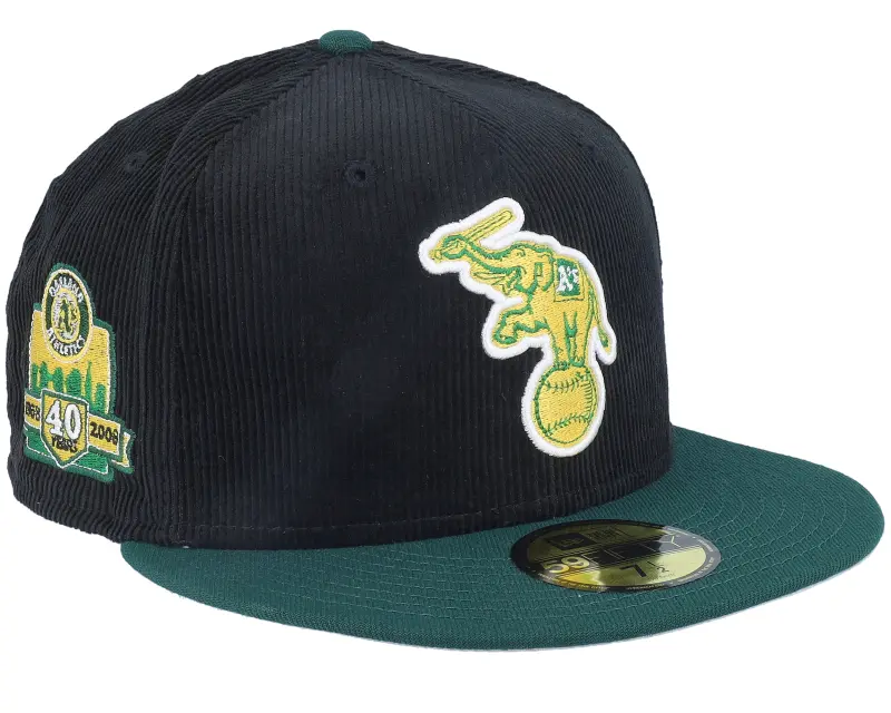 New Era Oakland Athletics Memory 59FIFTY Cord Black/Green Fitted online