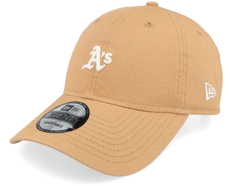 New Era Oakland Athletics Mini Washed 9TWENTY Dark Sand Dad Cap online