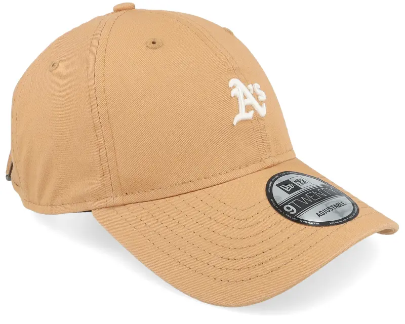 New Era Oakland Athletics Mini Washed 9TWENTY Dark Sand Dad Cap online