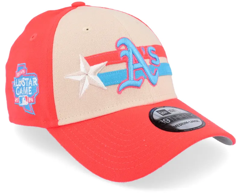New Era Oakland Athletics MLB 24 All Star Game 39THIRTY Beige/Orange Flexfit online