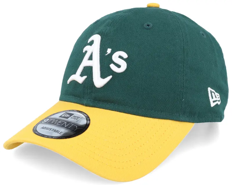 New Era Oakland Athletics MLB Core Classic 9TWENTY Rep Green/Yellow Dad Cap online