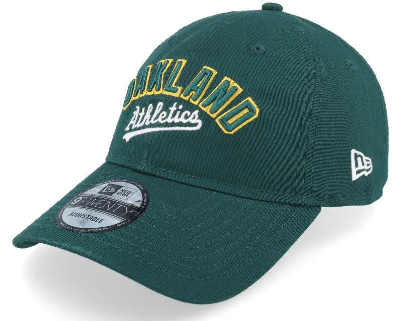 New Era Oakland Athletics MLB Wordmark 9TWENTY Dark Green Dad Cap online