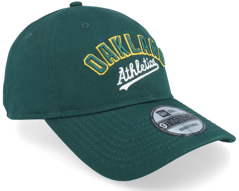 New Era Oakland Athletics MLB Wordmark 9TWENTY Dark Green Dad Cap online