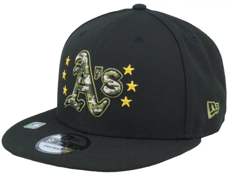 New Era Oakland Athletics Mlb24 Armed Forces Day 9FIFTY Black Snapback online