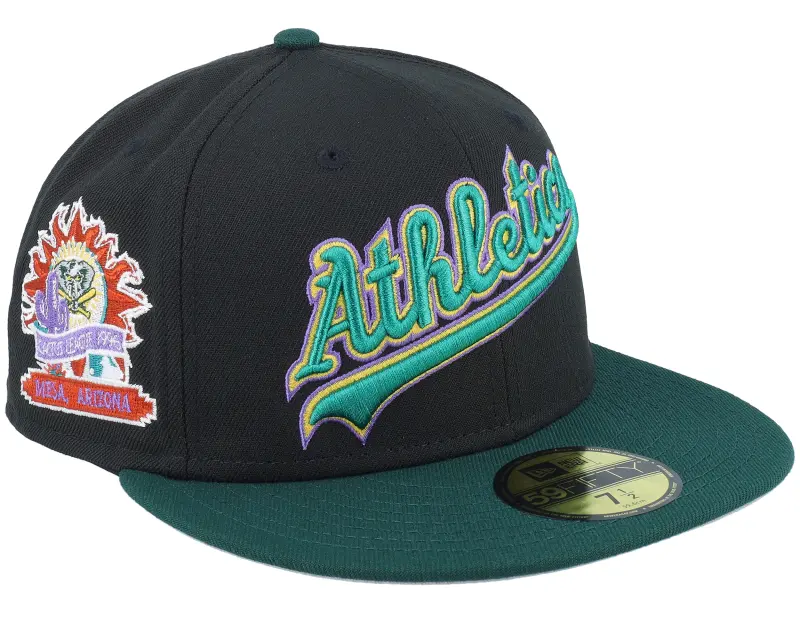New Era Oakland Athletics Retro Spring Training Black/Green Fitted online