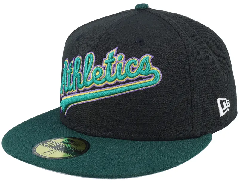 New Era Oakland Athletics Retro Spring Training Black/Green Fitted online