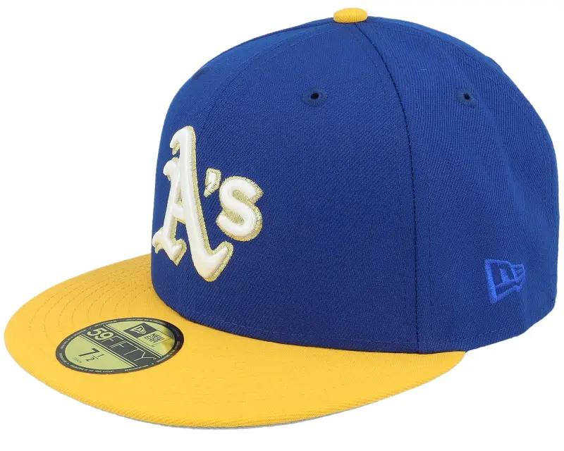 New Era Oakland Athletics Tranquility 59FIFTY 30th Light Royal/Gold Fitted online