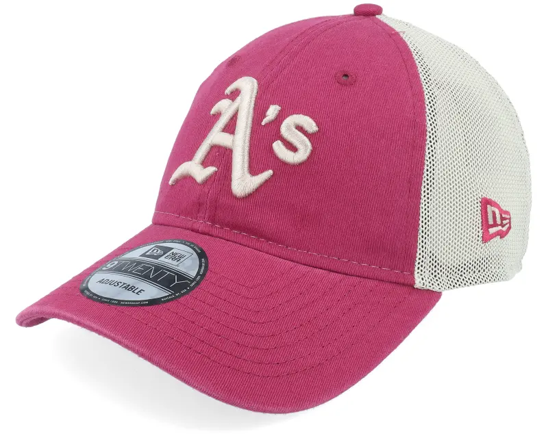 New Era Oakland Athletics Washed 9TWENTY Cherry/Stone Trucker online